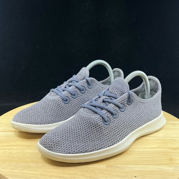 Allbirds Tree Runners Women's Size 8 Whitecap Blue Running Shoes Sneakers Wool - Picture 2 of 10